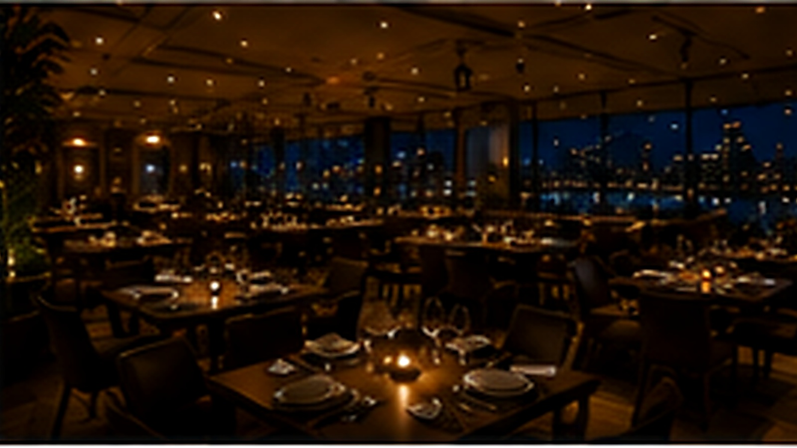 Fine dining table setting